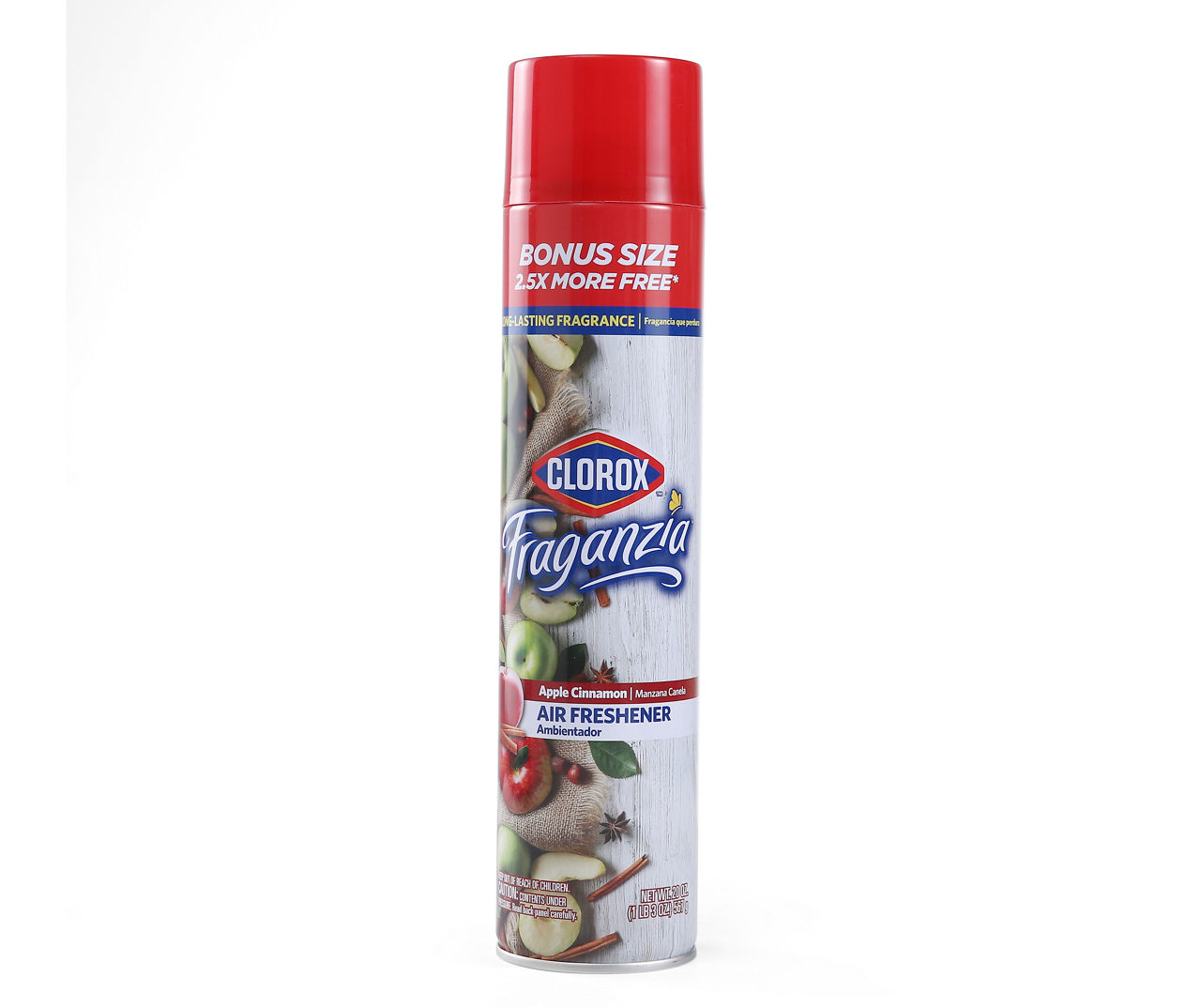 Clorox Fraganzia Apple Cinnamon Aerosol Air Freshener, 20 Oz. Big Lots