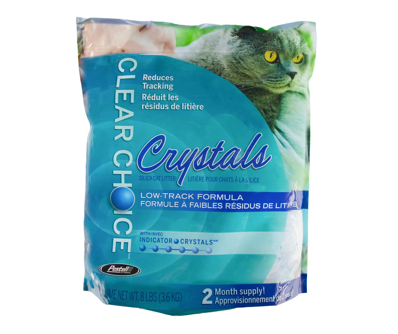 Clear Choice Silica Crystals Cat Litter 8 lbs