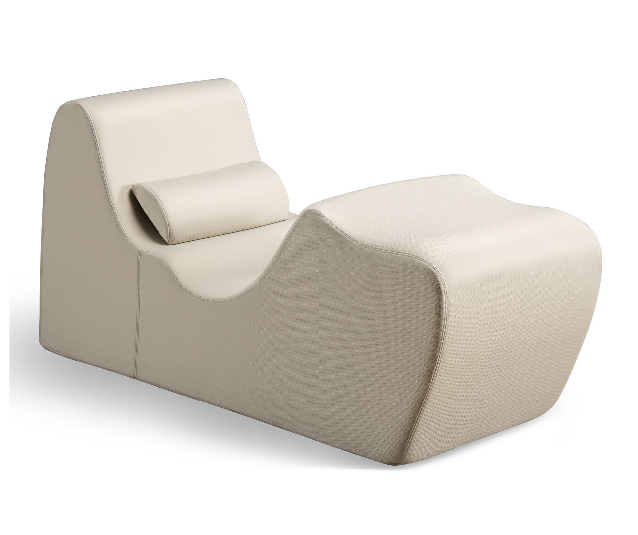 Lotus Oatmeal Zero Gravity Chaise Lounger