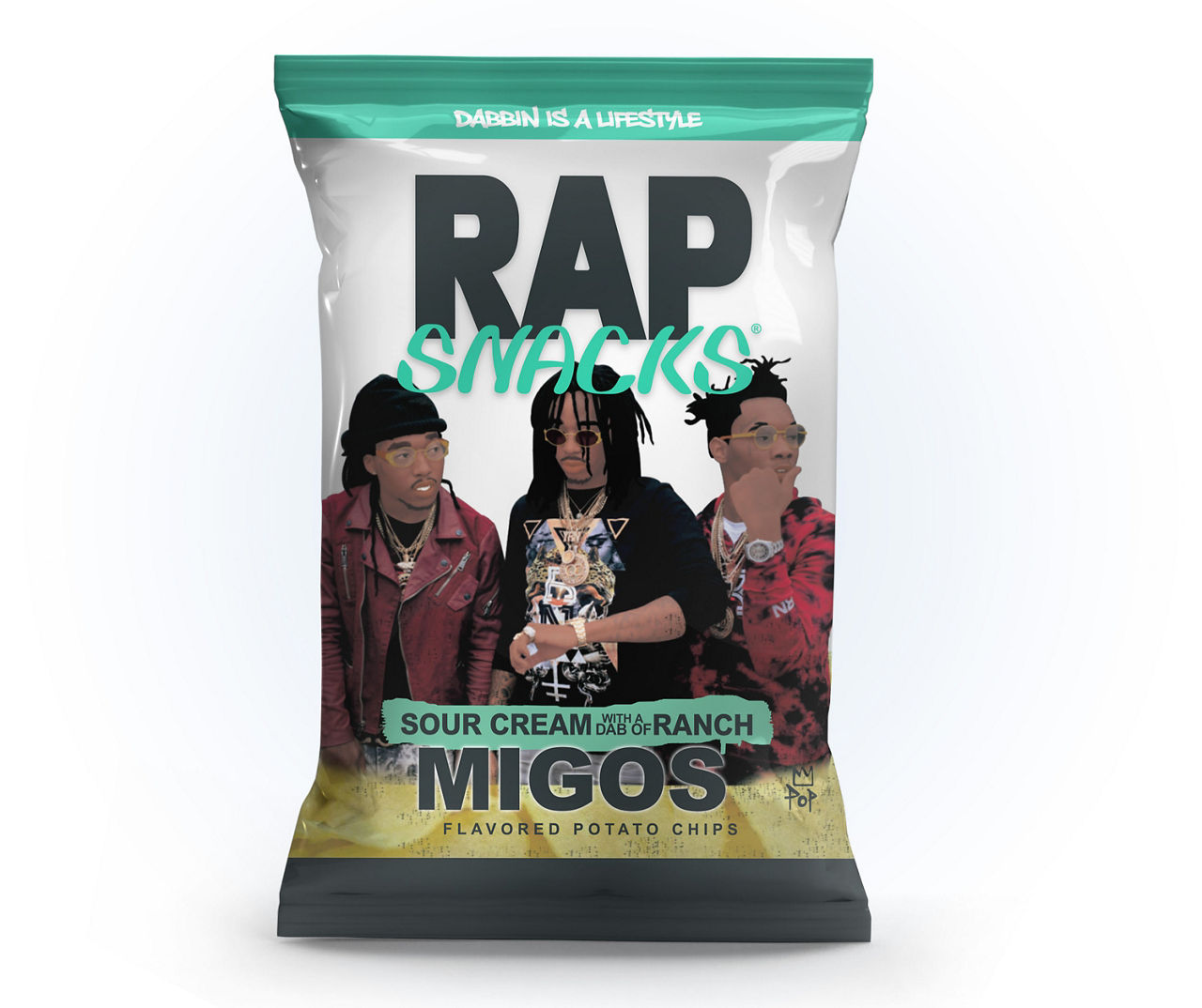 Rap Snacks Migos Sour Cream With A Dab Of Ranch Chips, 7.5 Oz. | Big Lots