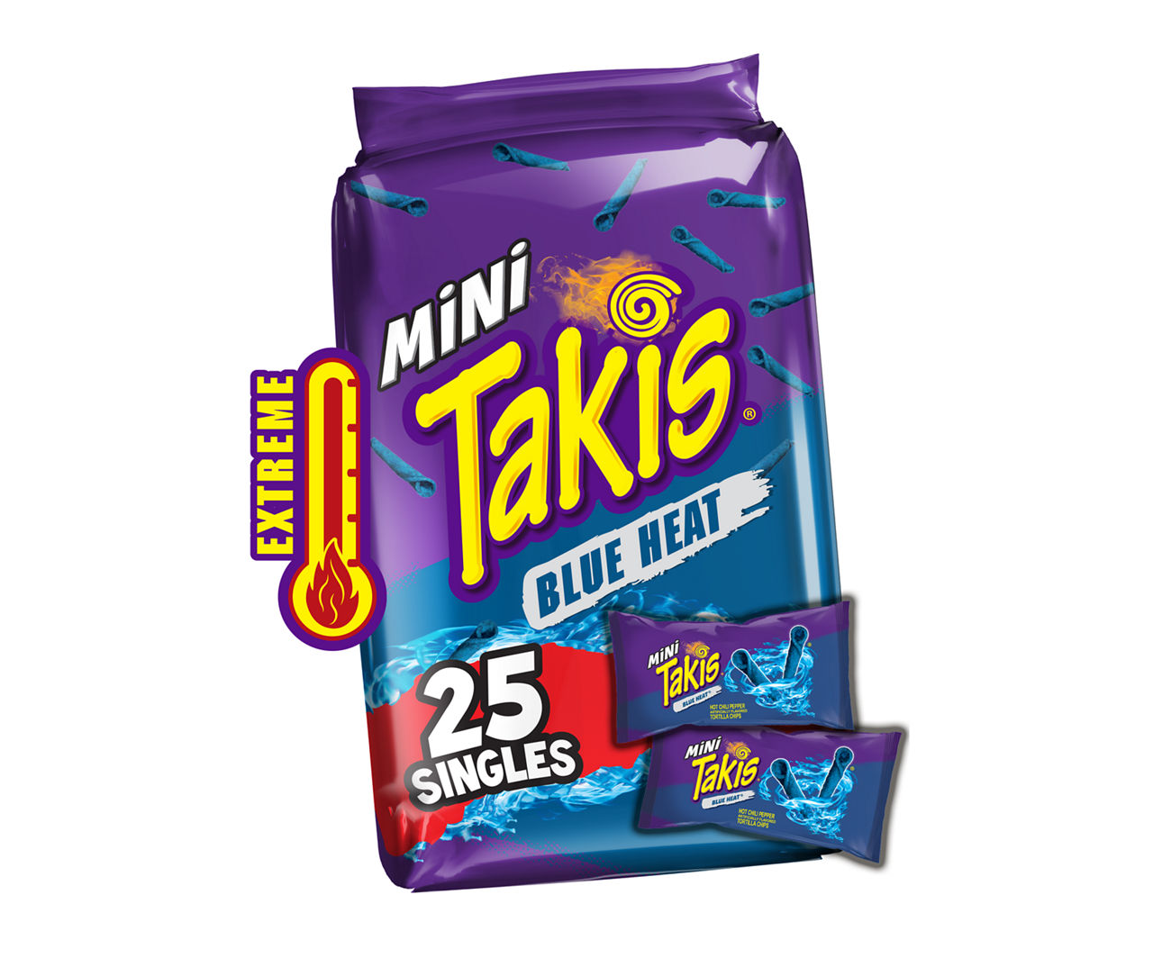 Takis Mini Takis Blue Heat Rolled Tortilla Chips, 25-Pack | Big Lots