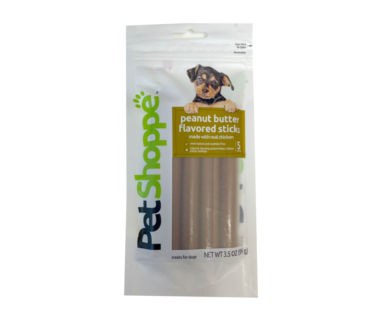 Pet Shoppe Peanut Butter Sticks 5 Count Big Lots