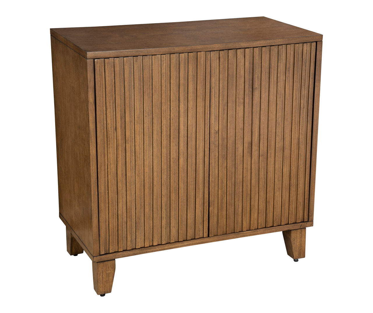 Webber Brown Fluted Door Storage Cabinet