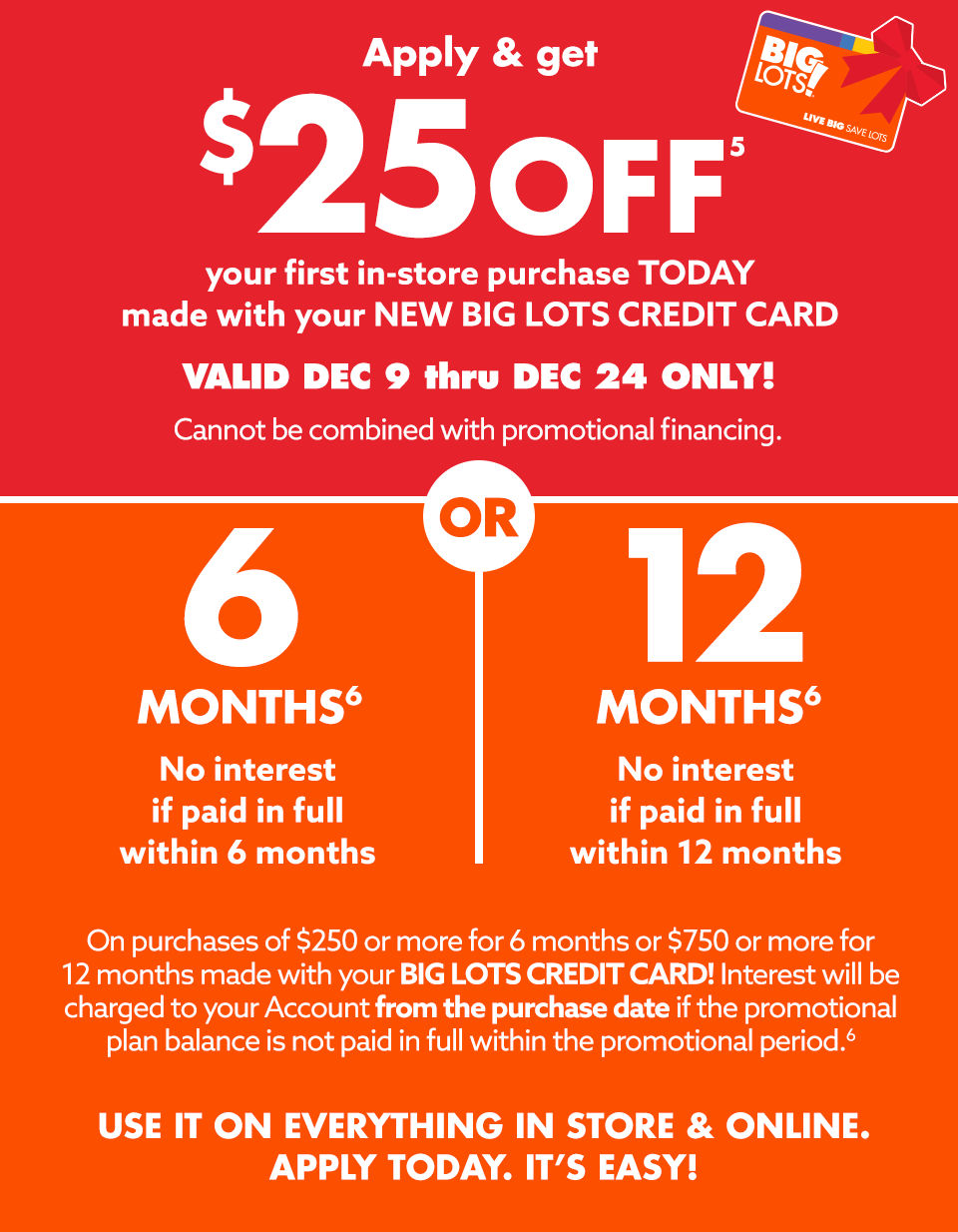 Big Lots Credit Card