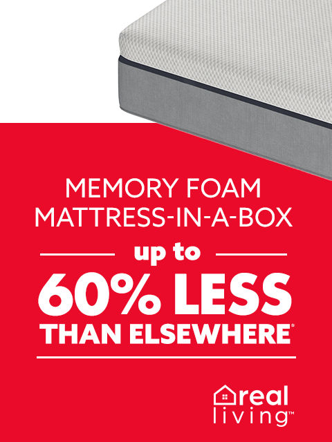 Memory Foam Mattress-in-a-Box 60% Less Than Elsewhere