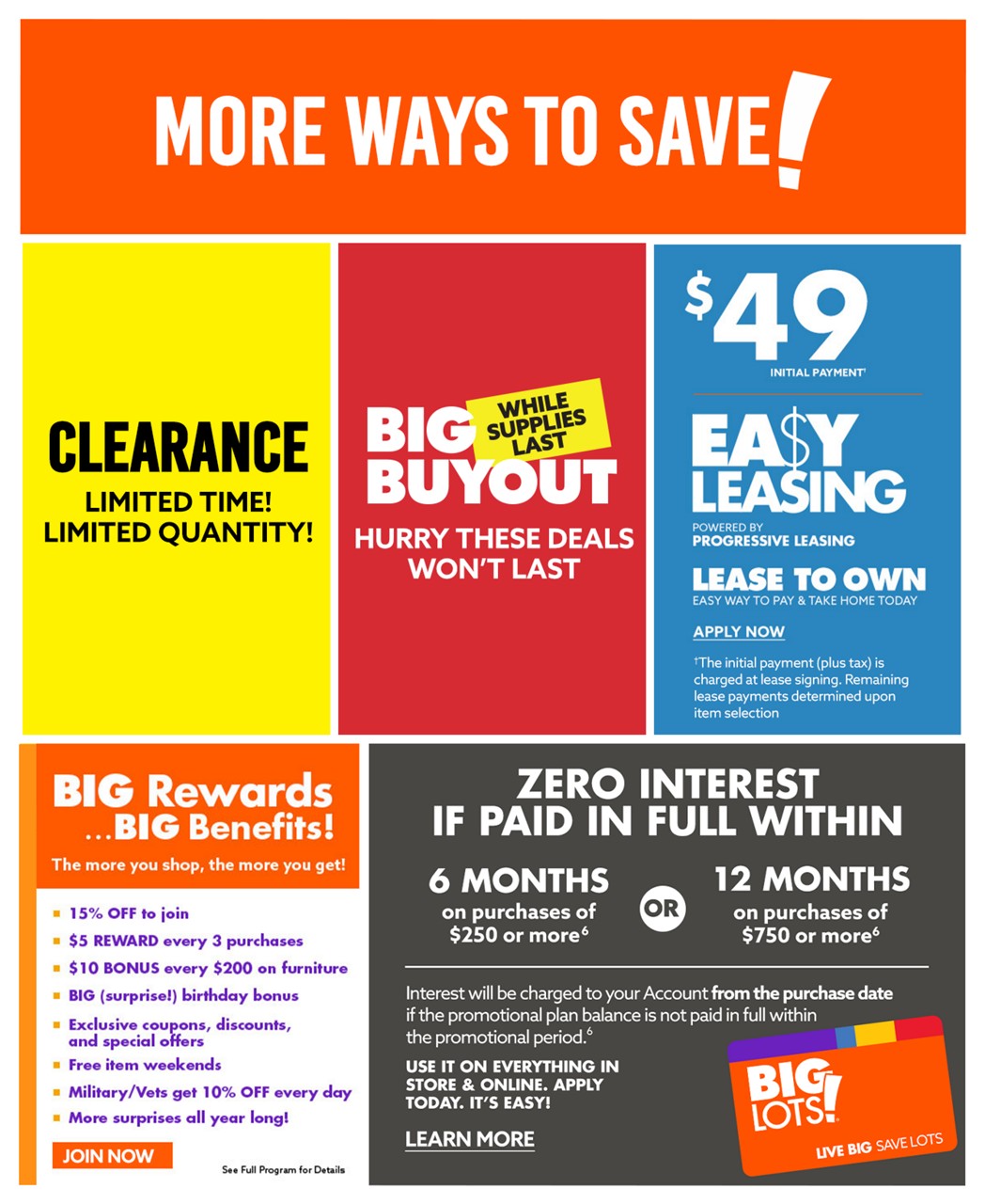 Big Ways to Save Lots Big Lots