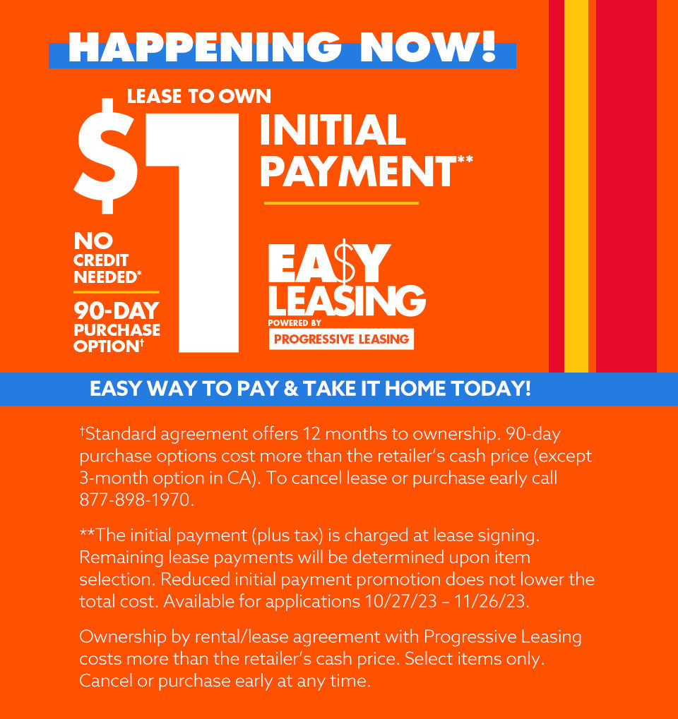 Easy Progressive Leasing Big Lots