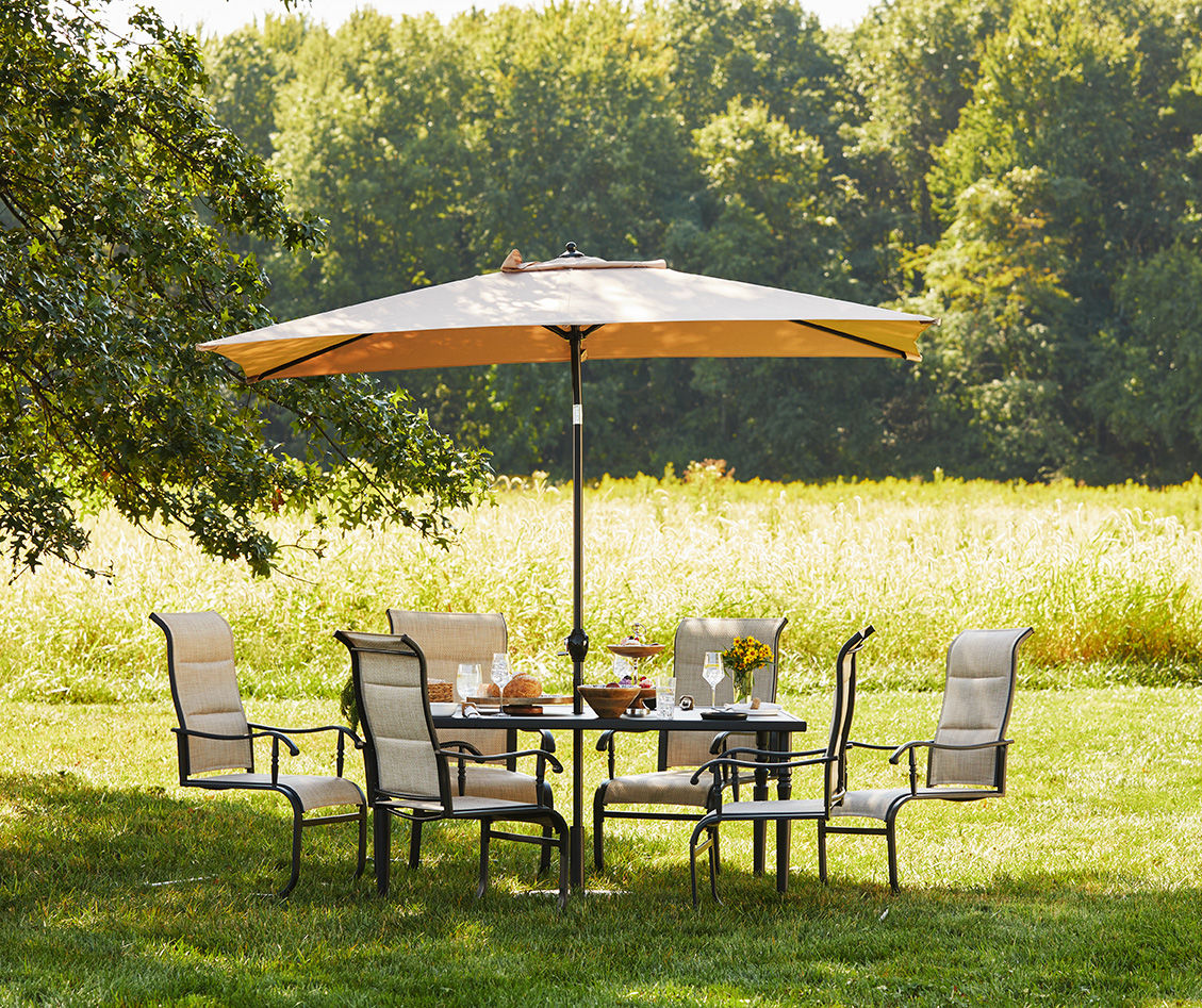 Patio table umbrellas at big deals lots