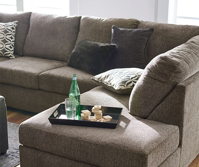 Lane Home Solutions Passage Mocha Living Room Sectional Big Lots