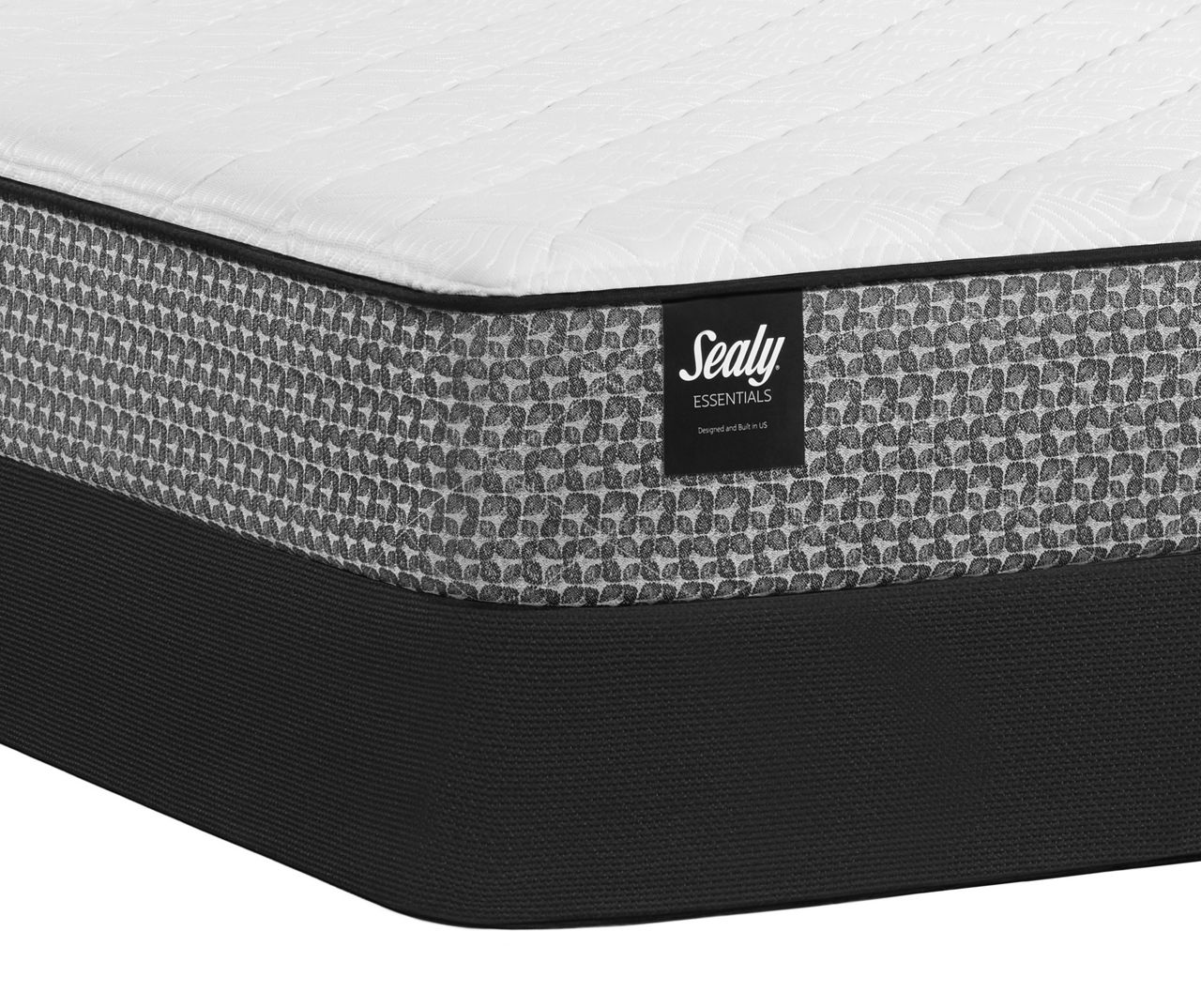Sealy Firm Full Mattress Low Profile Box Spring Set Tight Top Barrington