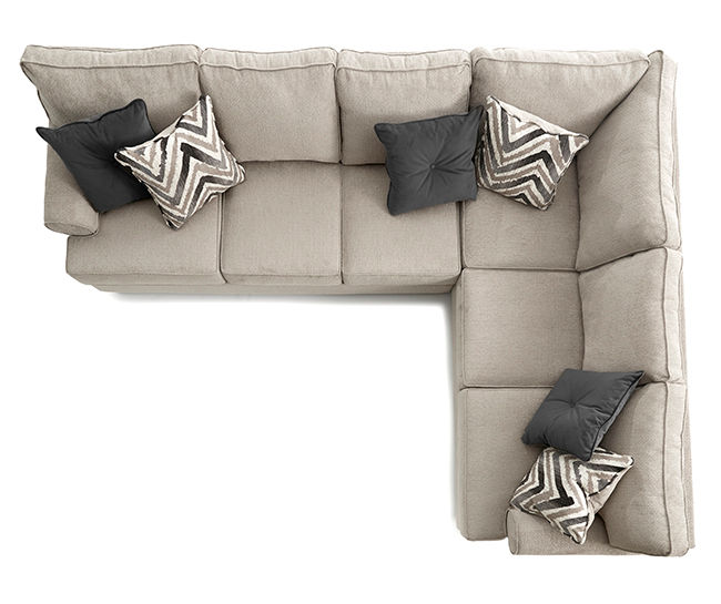 Claremont sectional outlet broyhill