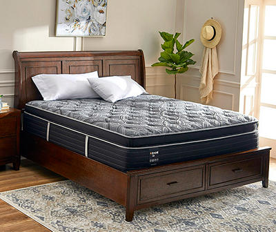 Broyhill by Sealy Queen Ultra Plush Mattress & Low Profile Box Spring Set, Gatewood Pillow Top