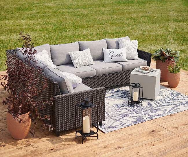 Broyhill patio deals sectional