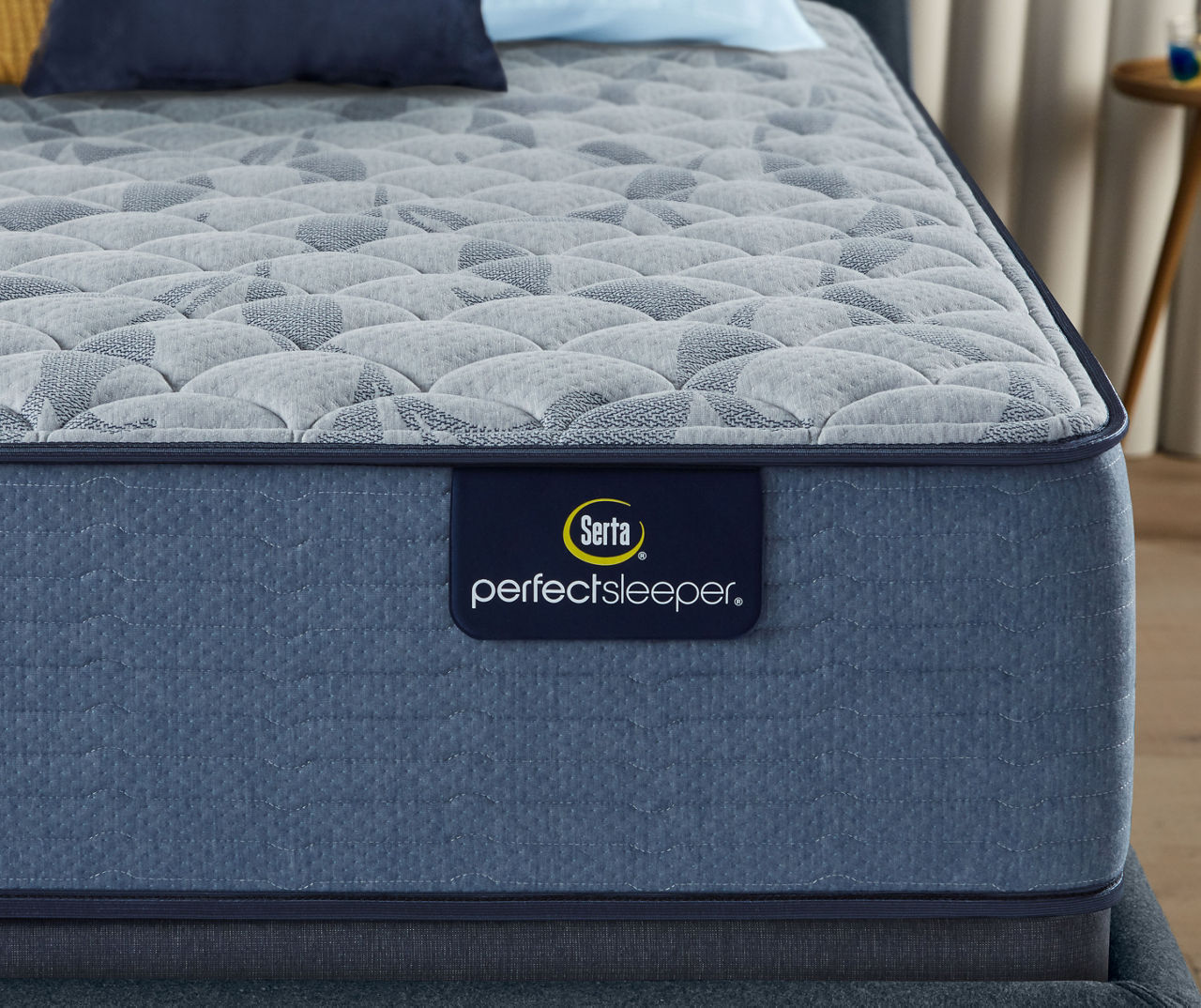 Serta Firm Full Mattress Low Profile Box Spring Set iCollection