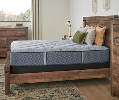 Broyhill by Sealy Queen Plush Mattress & Low Profile Box Spring Set, Goshen Tight Top