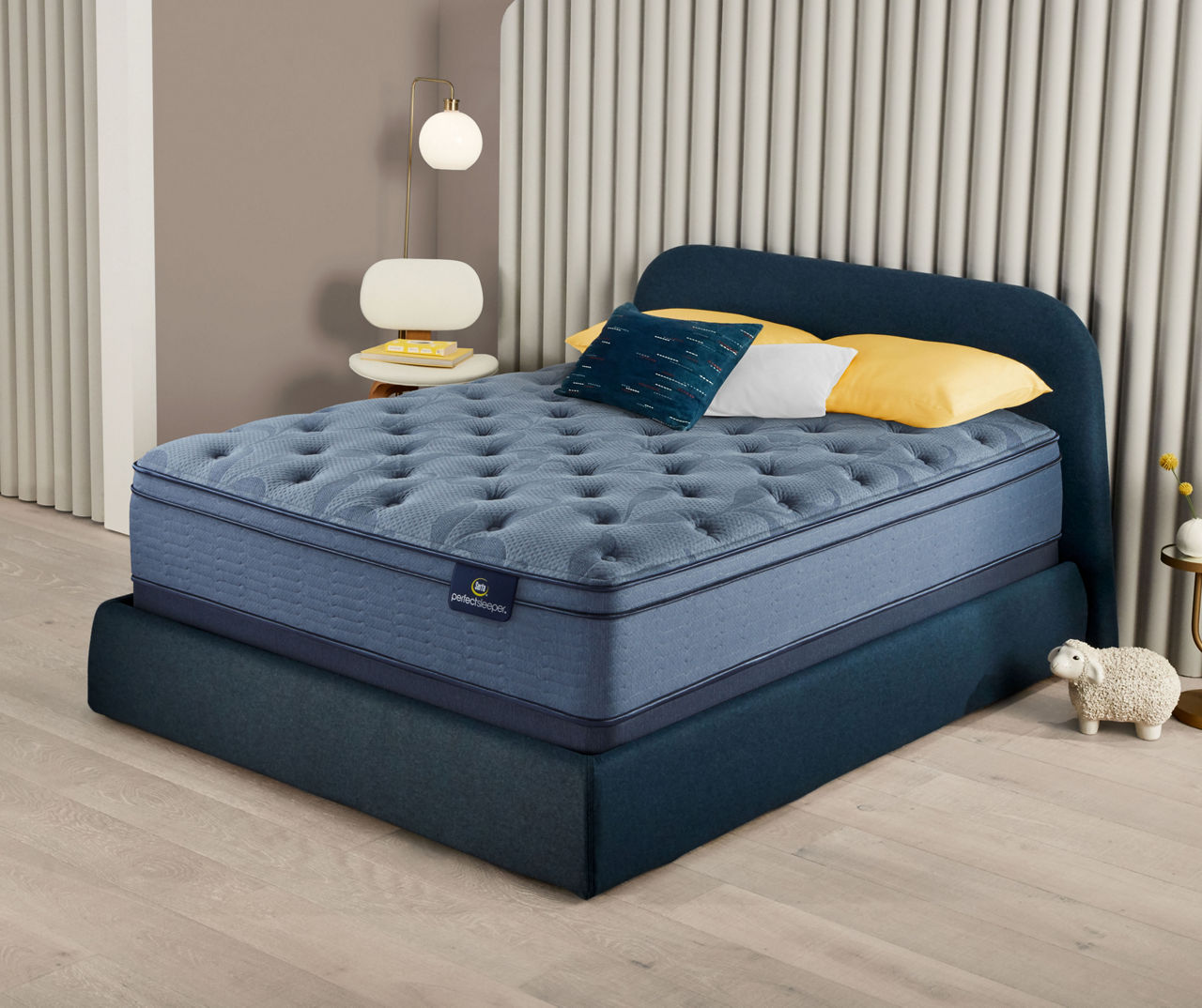 Serta Royal Hills Twin XL Medium Mattress & Box Spring Set, iCollection Perfect Sleeper
