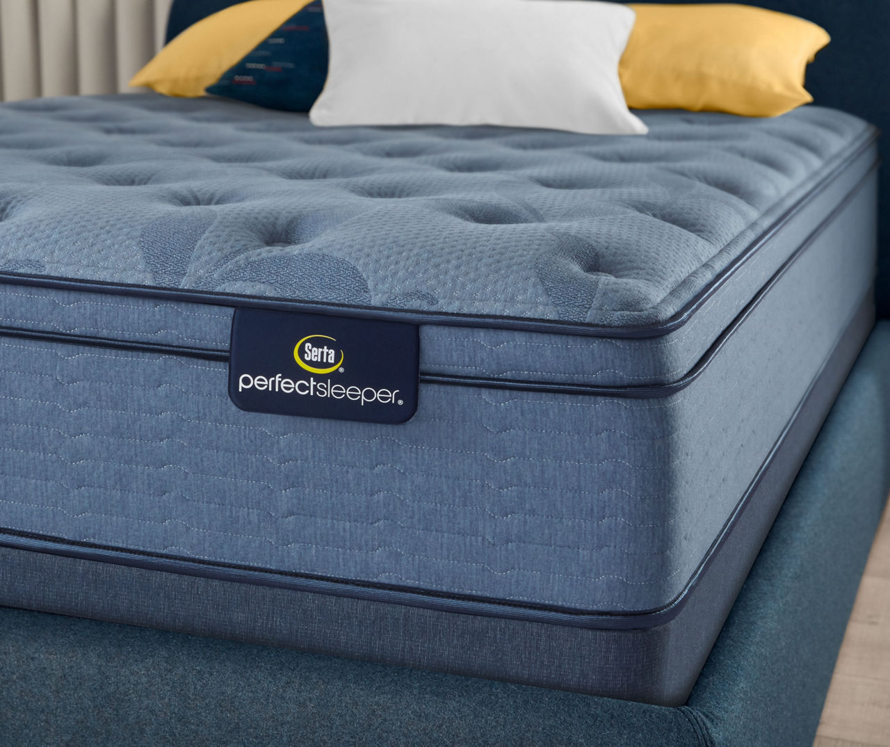 Serta Royal Hills Twin XL Medium Mattress & Box Spring Set, iCollection Perfect Sleeper