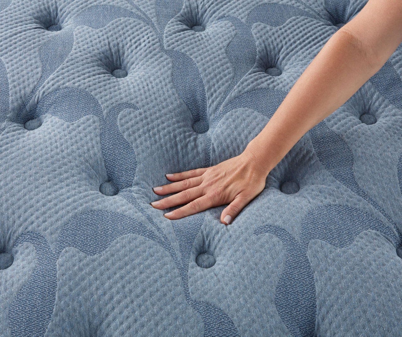 Serta Rosecrest Twin XL Plush Mattress & Low Profile Box Spring Set, iCollection Perfect Sleeper