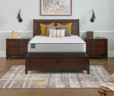 Sealy Firm California King Mattress & Low Profile Box Spring Set, Tight Top Bakersfield