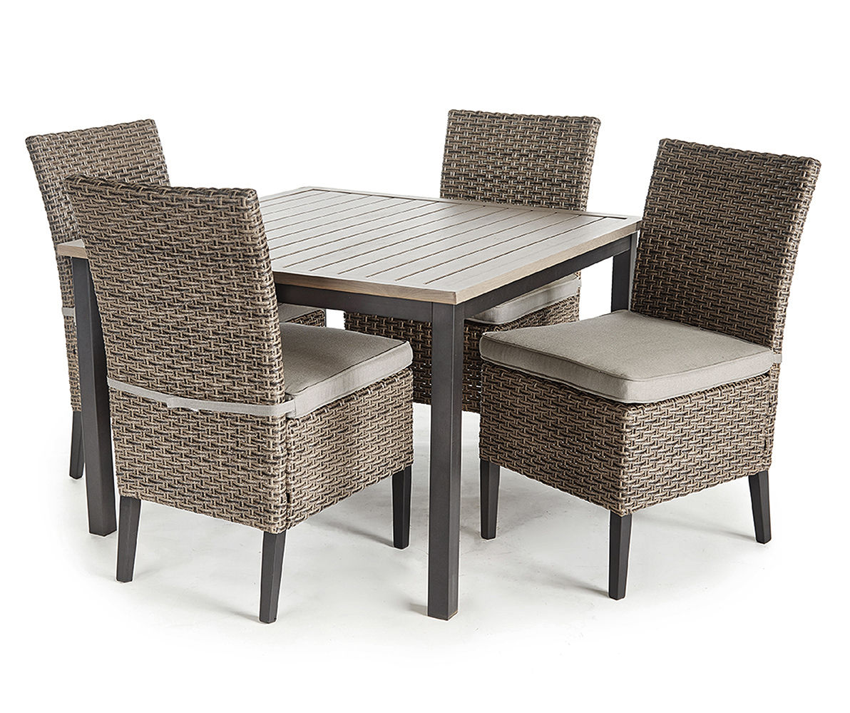 Broyhill Eagle Brooke 5Piece Wicker Cushioned Patio Dining Set Big Lots