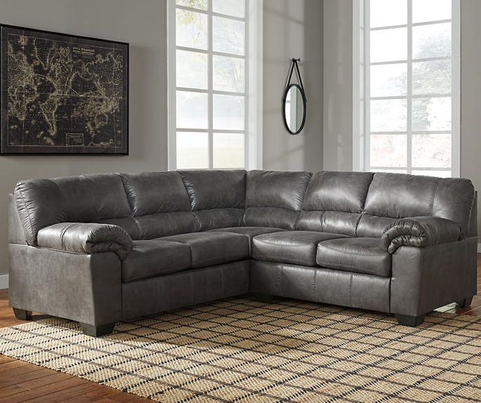 Black leather sectional big shop lots