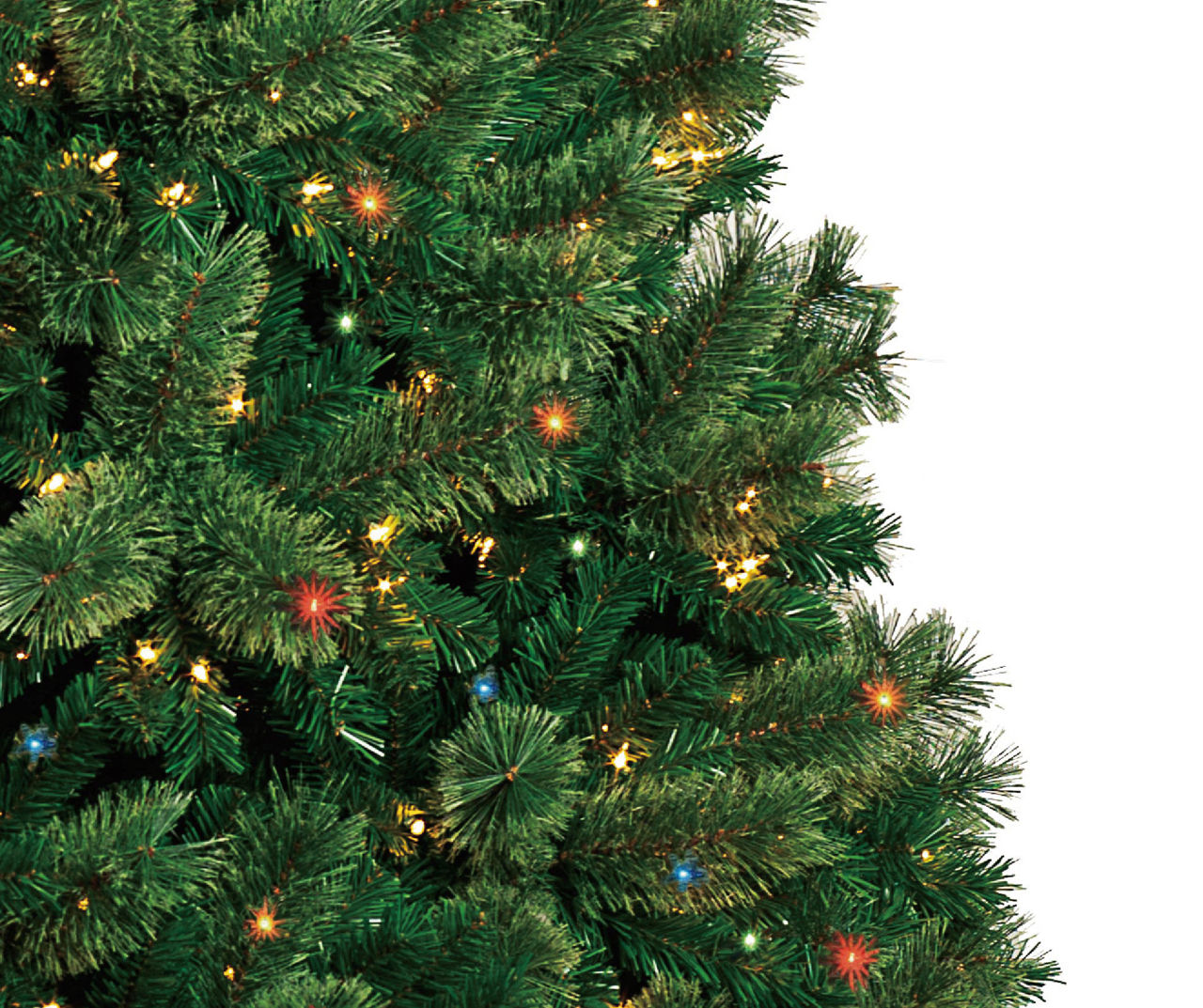 Winter Wonder Lane 12' Cashmere Pre-Lit Artificial Christmas Tree with Multi-Color