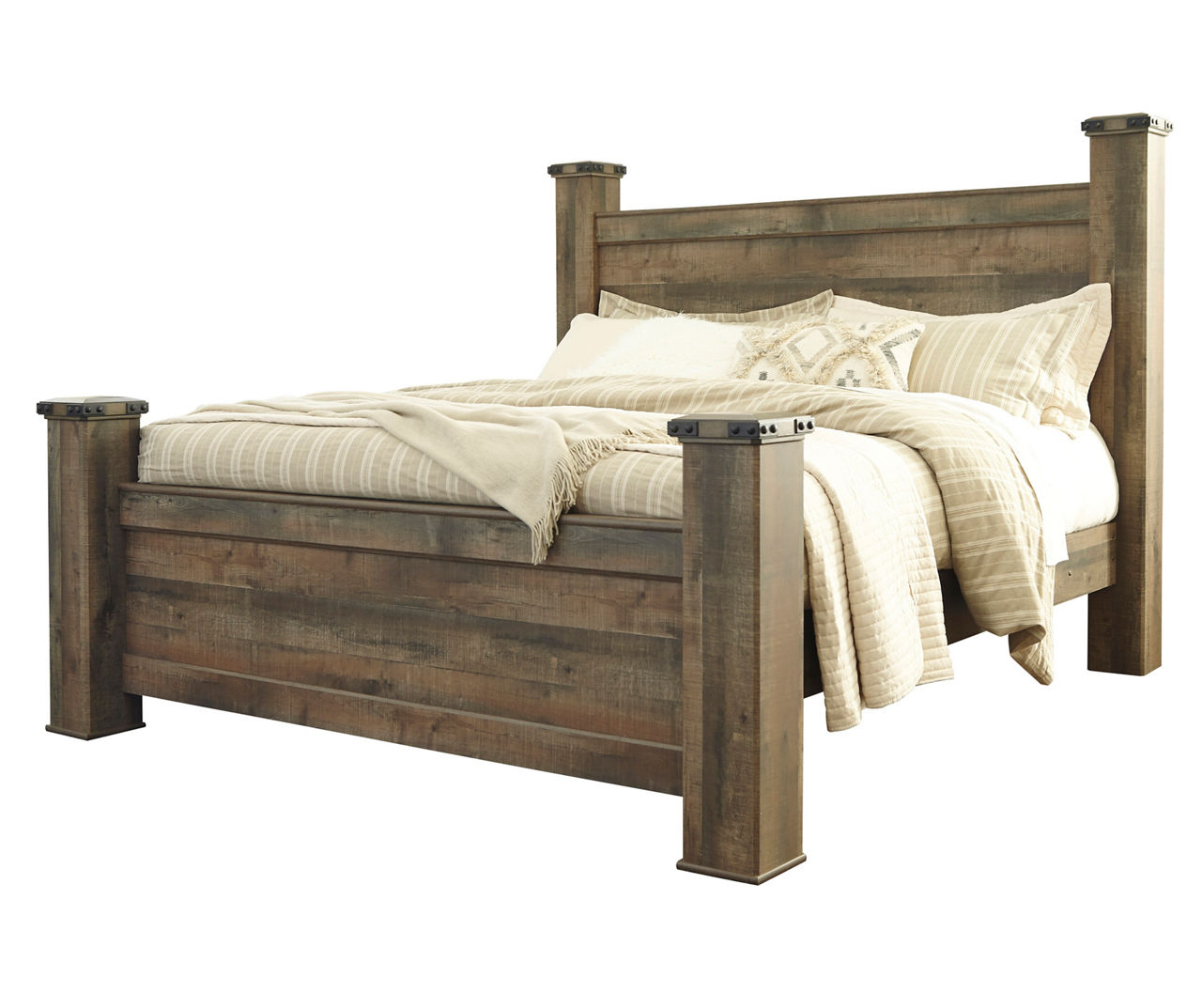 Ashley Ledelle King Poster Bed, Raleigh, Same Day Delivery