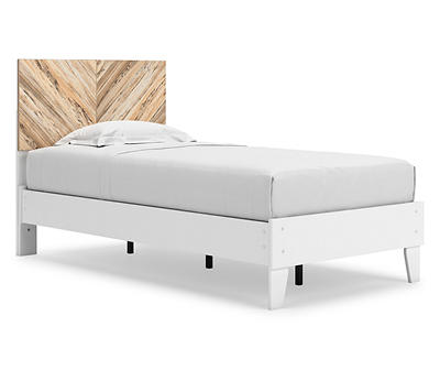 Signature Design By Ashley Piperton White Twin Panel Platform Bed