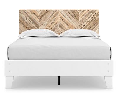 Signature Design By Ashley Piperton White Full Panel Platform Bed