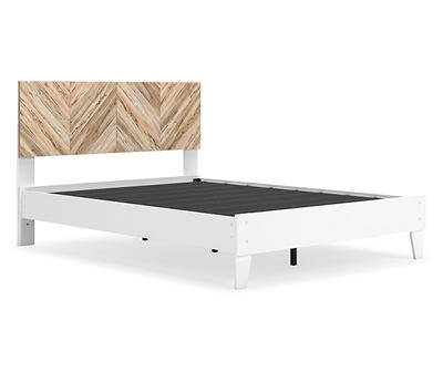 Signature Design By Ashley Piperton White Queen Panel Platform Bed