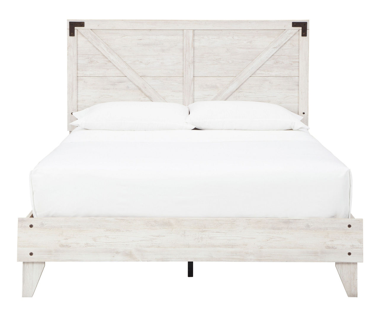 Signature Design By Ashley Shawburn Queen Crossbuck Panel Platform Bed