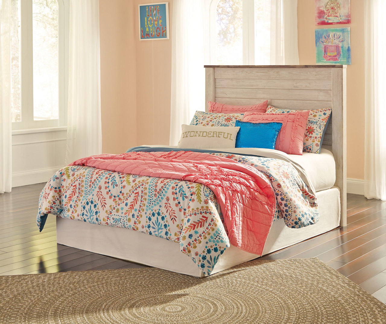 Signature Design By Ashley Willowton Full Panel Bed Big Lots