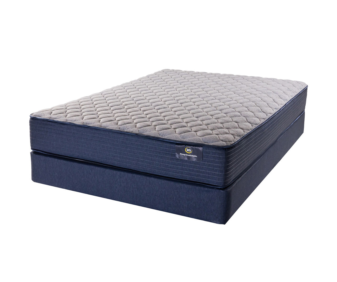 Serta Del Rio Queen Firm Mattress & Low Profile Box Spring Set