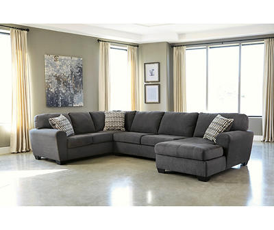 Signature Design By Ashley Ambee 3-Piece Sectional with Right-Facing Chaise