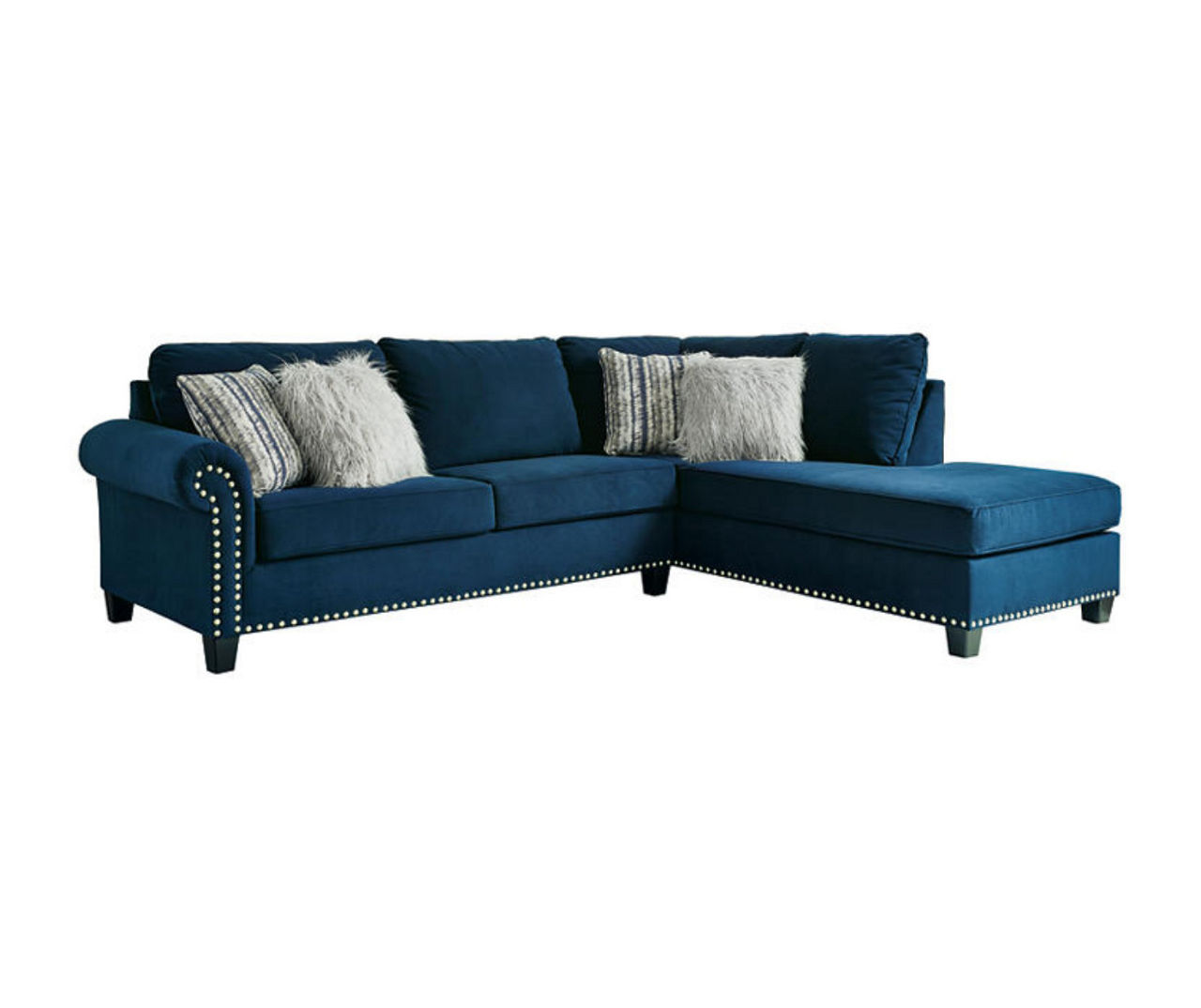 Big lots on sale blue sofa