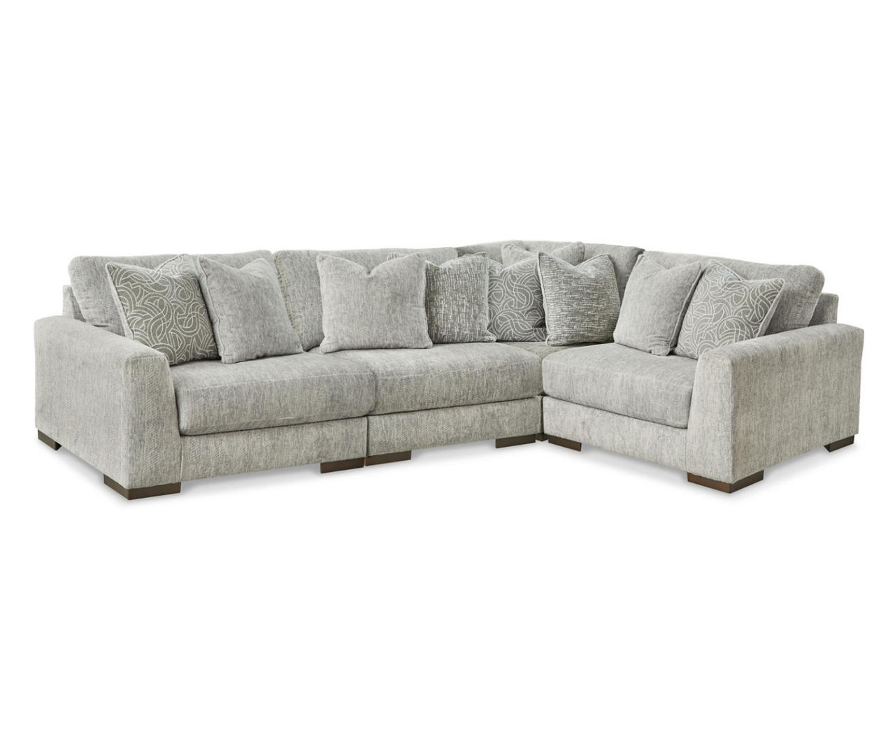 Signature Design By Ashley Regent Park Pewter 4 Piece Sectional