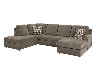 Signature Design By Ashley O'Phannon Gray 2-Piece Sectional with Right-Facing Sofa Chaise