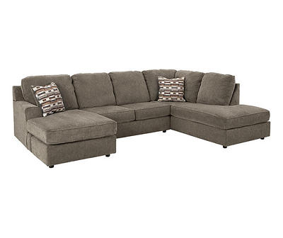 Signature Design By Ashley O'Phannon Gray 2-Piece Sectional with Left-Facing Sofa Chaise