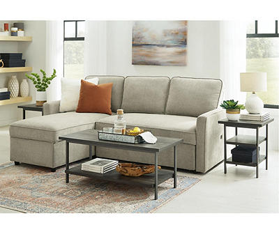 Signature Design By Ashley Kerle Fog Sectional with Pop-Up Bed