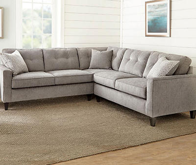 Peak Living Griffin Pewter Sectional