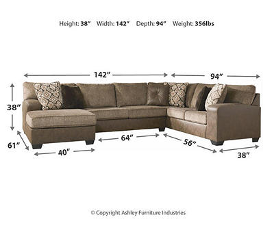 Signature Design By Ashley Abalone Faux Leather Sectional