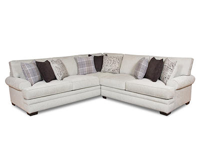 Griffin Menswear Gray Sectional