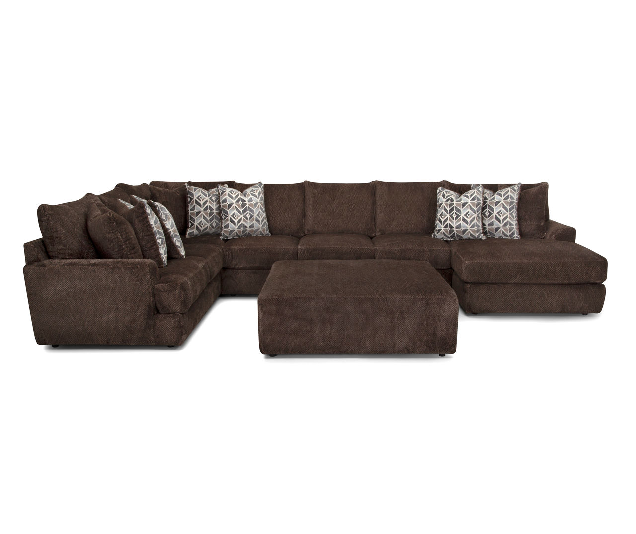 Big lots online brown sectional