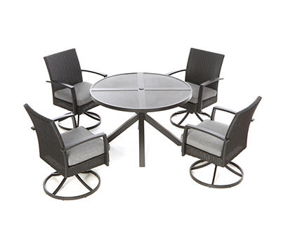 Real Living Hawthorn 5-Piece Cushioned Patio Dining Set