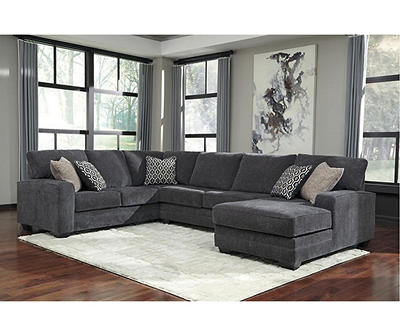Signature Design By Ashley Tracling Gray 3-Piece Sectional