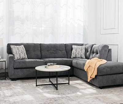 Signature Design By Ashley Bowdre Gunmetal Sectional