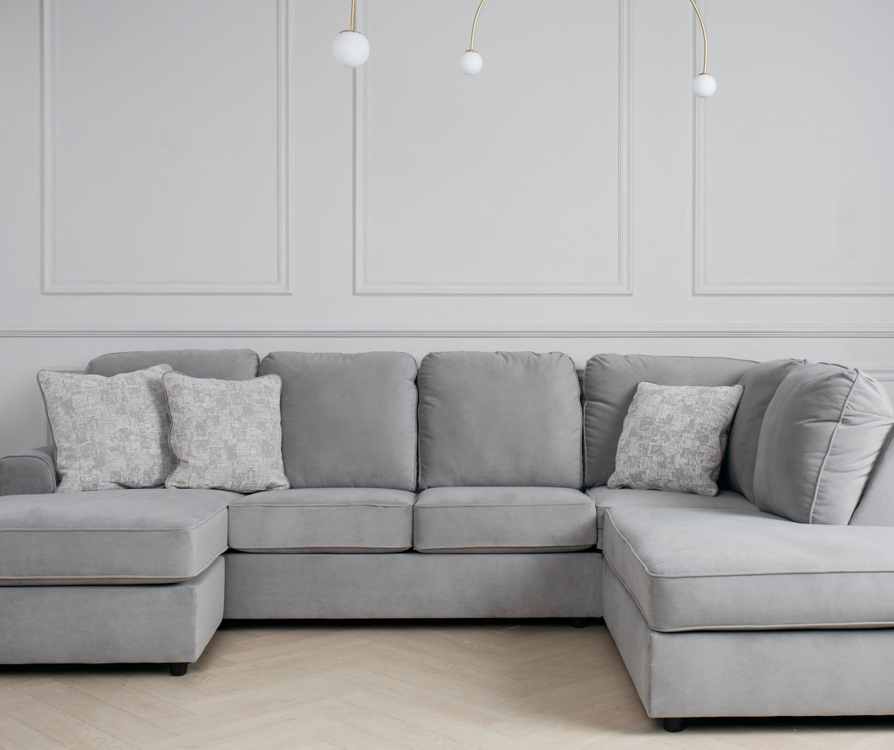 Gray sectional couch on sale big lots