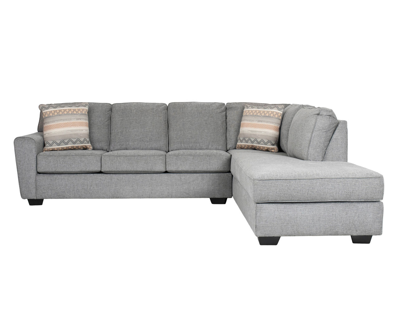 Broyhill deals gray sectional