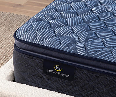 Serta Perfect Sleeper Oasis Sleep 14.5" Twin XL Firm Pillow Top Mattress & Low Profile Box Spring Set