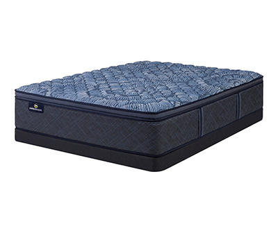 Serta Perfect Sleeper Oasis Sleep 14.5" Queen Firm Pillow Top Mattress & Low Profile Box Spring Set